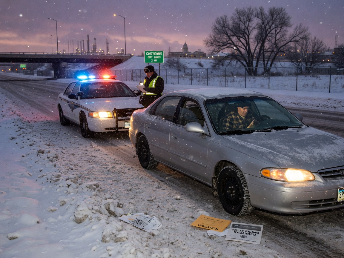 Winter Driving Violations and SR22 Requirements in Cheyenne